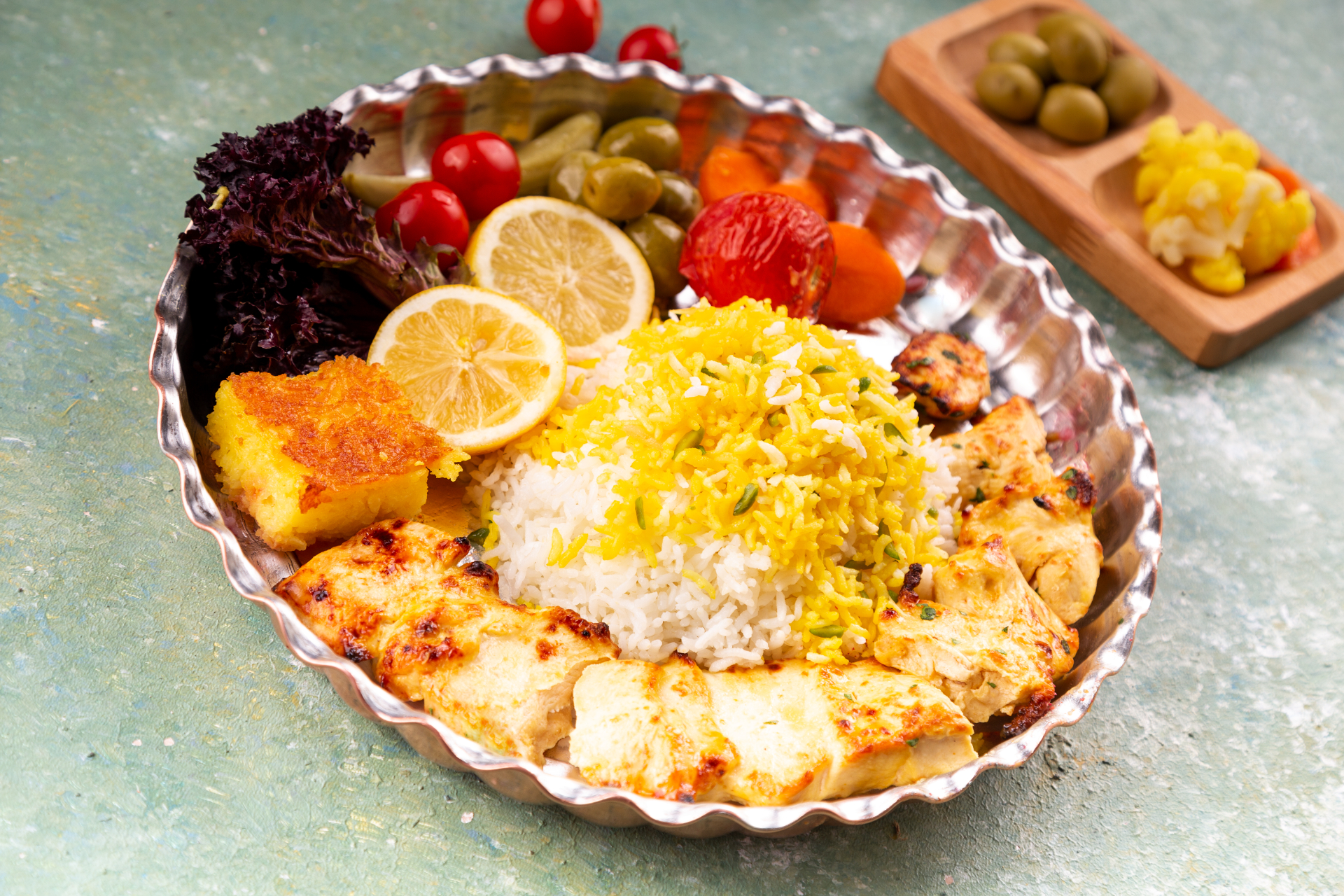 چلو جوجه غذای انصار